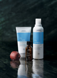 Our current fave -- the Aveda Dry Remedy shampoo.