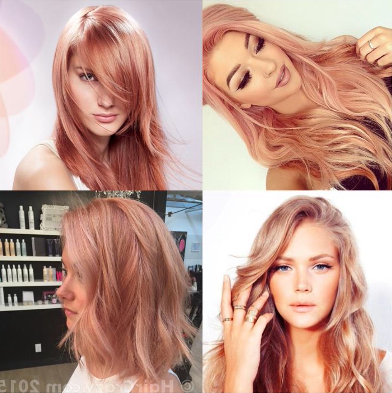 Summer Color Hair Trend Rose Gold The Root Salon Hair Salon