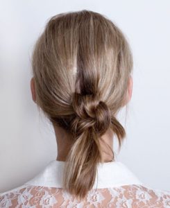 Who knew knotted ponytails could be so easy?